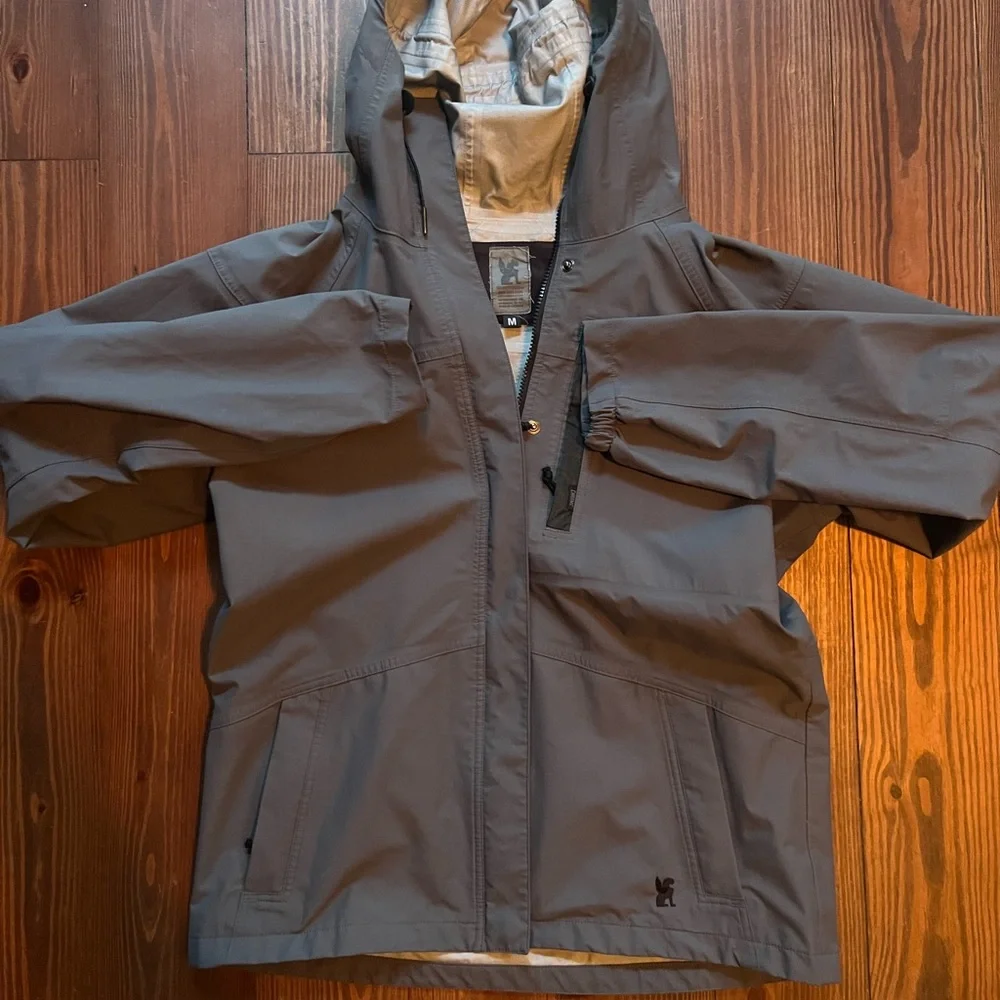 Chrome Industries Men's Gray Rain Jacket - Picture 2 of 2